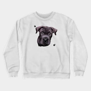 Cute Cane Corso Drawing Crewneck Sweatshirt